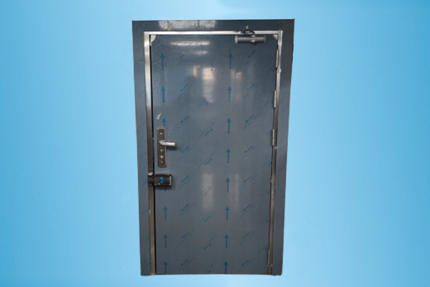 保密門生產(chǎn)廠家，4級雙開防盜門，危化品倉庫訂購安裝乙級防盜門實(shí)例